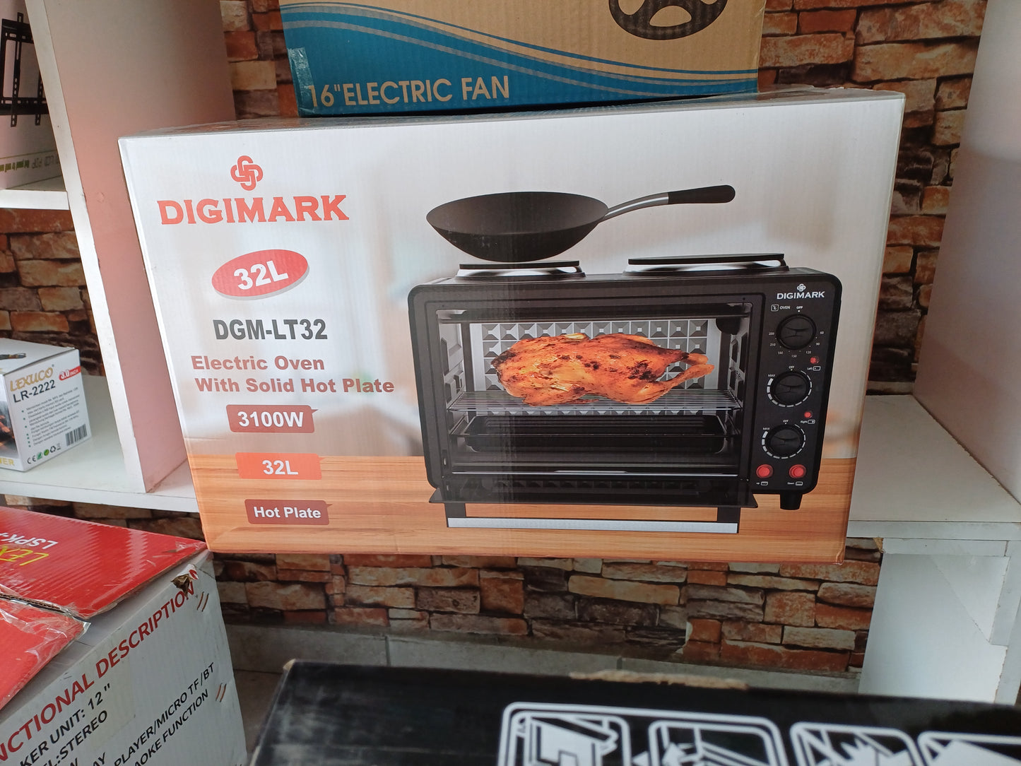 2plate electric stove with oven