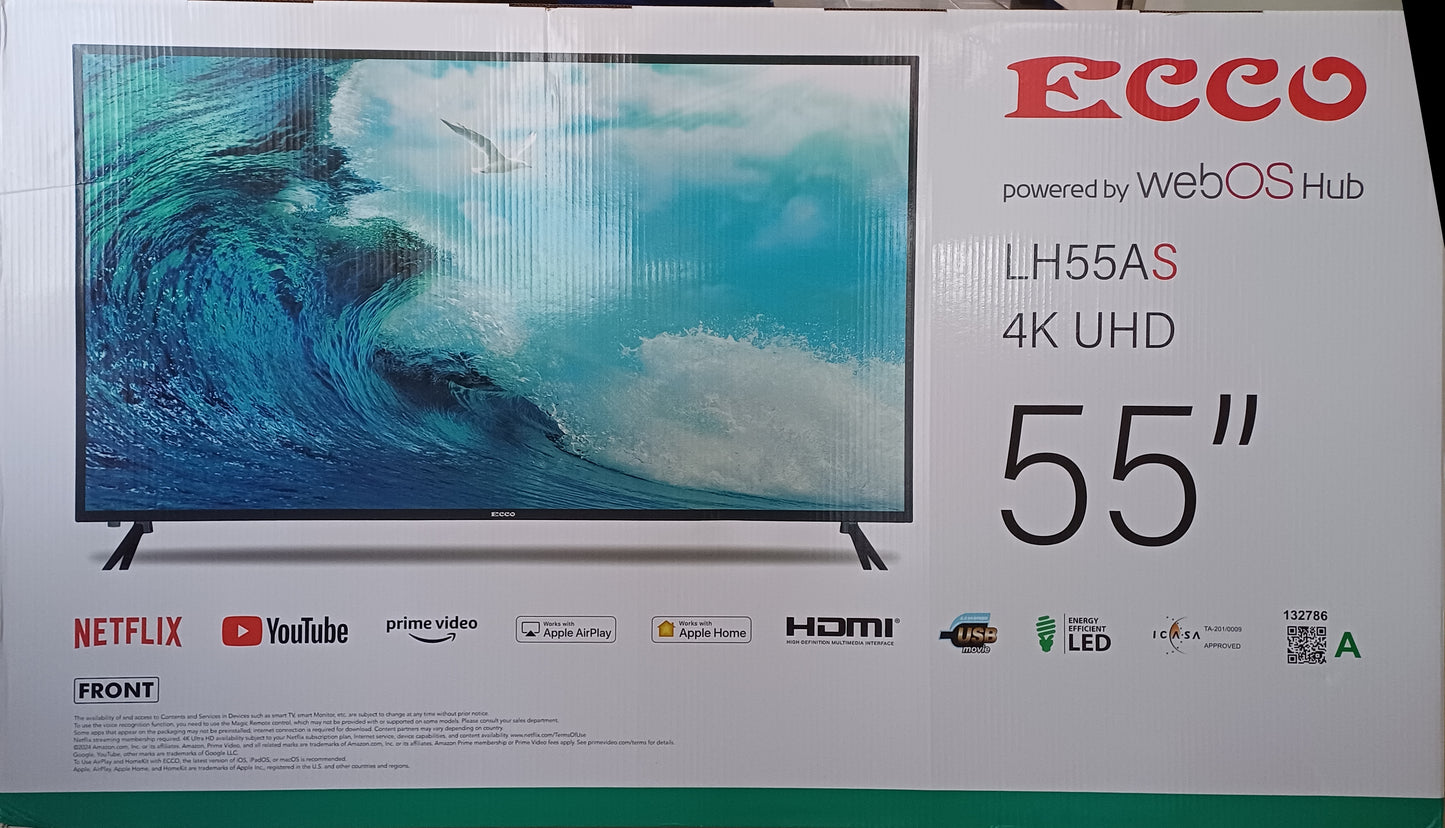 Ecco 55inch smart UHD TV