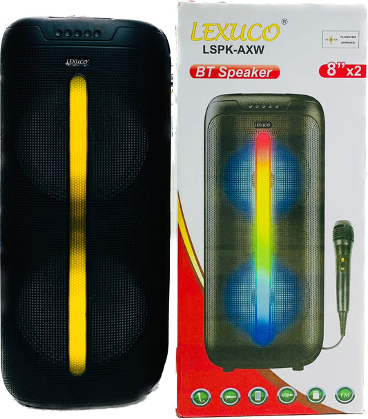 2x8inch bluetooth speaker